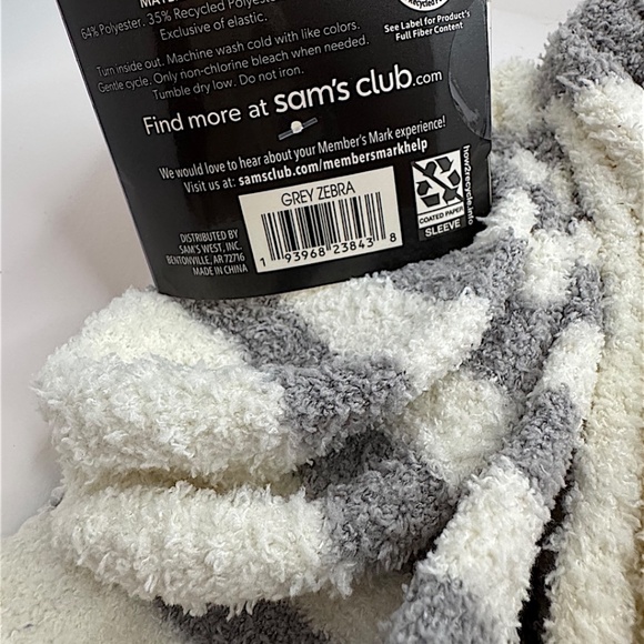 Member's Mark Luxury Premier Collection Ladies 4 Pack / Charcoal - Grays - White - Picture 5 of 5